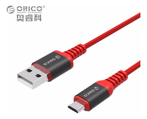 Cable De Carga Android De 1 Metro  2.4 Amperios Orico