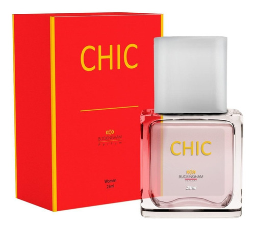 Perfume Chic Feminino Buckingham Adocicado Moderado Alta Qualidade E Fixação