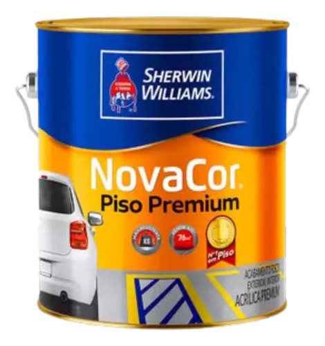 Tinta Piso Premium Novacor Sherwin Williams  3,6l Cores