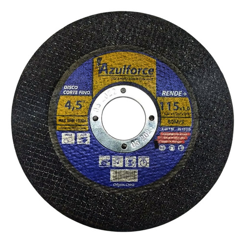 Kit 10 Disco De Corte Inox 4 1/2 (fino) 115 X 1,0 X 22mm