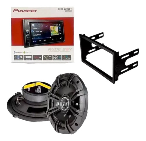 Estereo Pantalla Pioneer+bocinas 6.5 Y 6x9 Kicker+adap Corsa