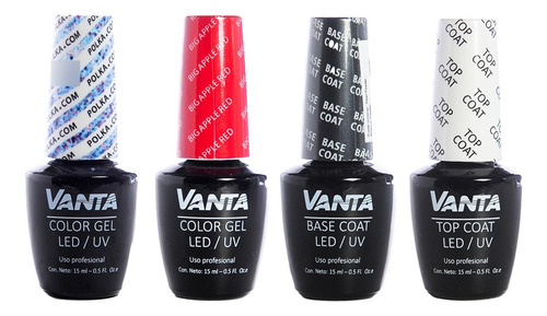 Vanta X2 Esmaltes Semipermanentes Gel On-off + Base + Top