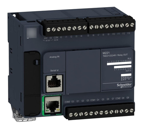 Clp Schneider Tm221ce24r 14in 8out Ethernet E Serial #