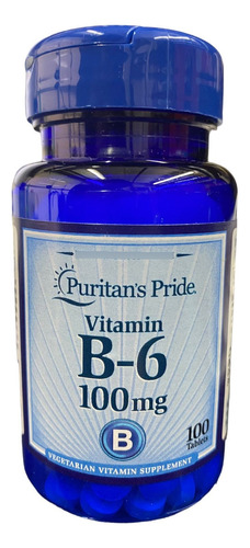 Vitamina B6 100mg 100 Tabletas