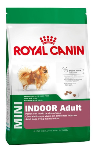 Imagem 1 de 1 de Alimento Royal Canin Size Health Nutrition Mini Indoor Adult para cachorro adulto de raça pequena sabor mix em saco de 7.5kg