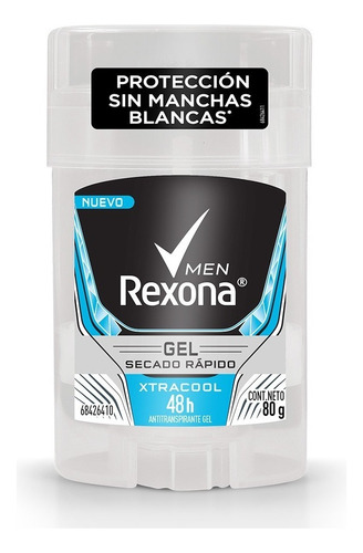 Desodorante Antitranspirante Rexona Men Gel Xtracool 80 G