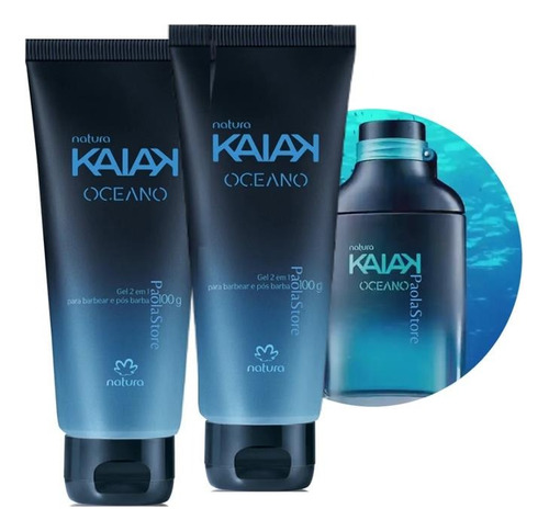 Kaiak Oceano Gel 2 En 1 Para Afeitar Y Pos Barba Natura