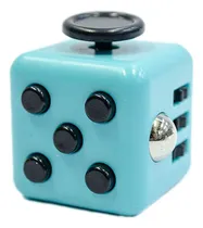 Comprar Cubo Relajante Antiestres Turquesa Con Negro Fidget Cube