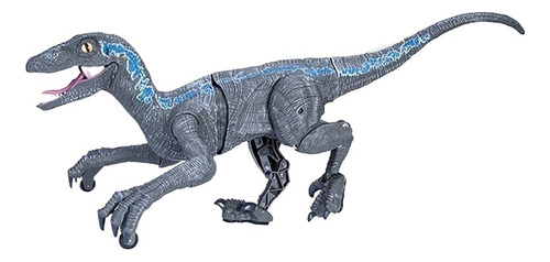 Juguete De Dinosaurio Velociraptor Recargable Con Controlado