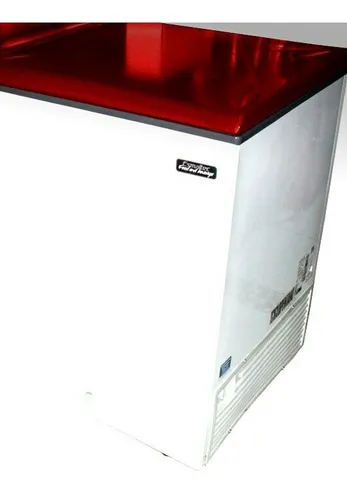 Capa P Tampa De Freezer Metal Frio 293l 1m 1tmp Vermelha