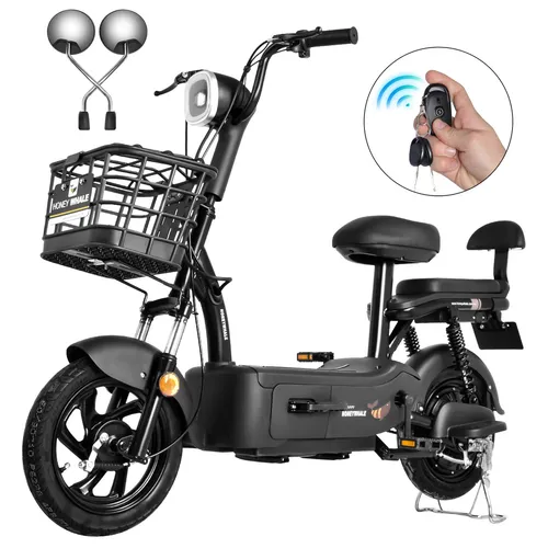 QWW Batería de iones de litinio de bicicleta eléctrica de 48V 15AH para  100W - Kit de motor 1200W con carga