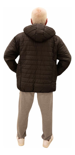 Campera De Hombre Inflable Forrada Con Polar Talles Grandes