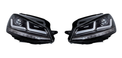 Faros Led Golf Mk 7 Modelo Black Precio Por Par Osram Aleman