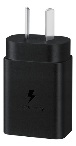 Cargador Samsung Con Cable Usb Pd Tipo C Black 15w 100-240 V