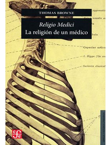 Religio Medici. La Religión De Un Médico. Thomas Browne