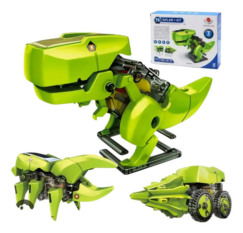 Robot Transformers Solar Kit 3 En 1 Diy Juguete Educativo #2