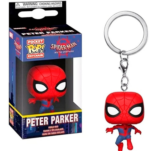Llavero Spiderman Peter Parker Avenger - Marvel - Funko Pop
