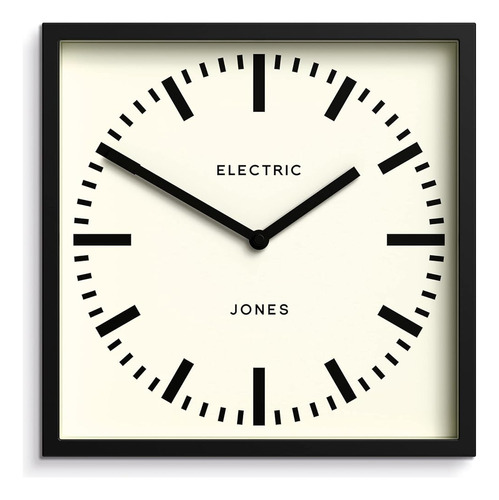 Jones Relojes Reloj De Pared Con Esfera De Ferrocarril De Ca