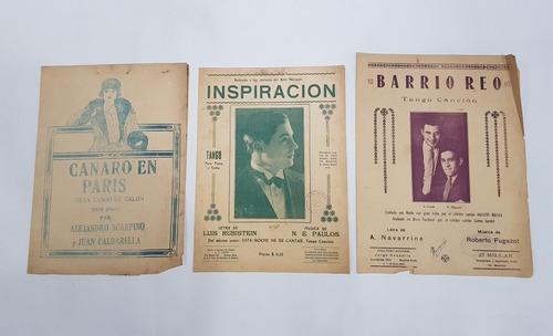 Imagen 5 de 8 de Antiguas Partituras Tango 1930 / 1940 Lote X 14 Mag 58610