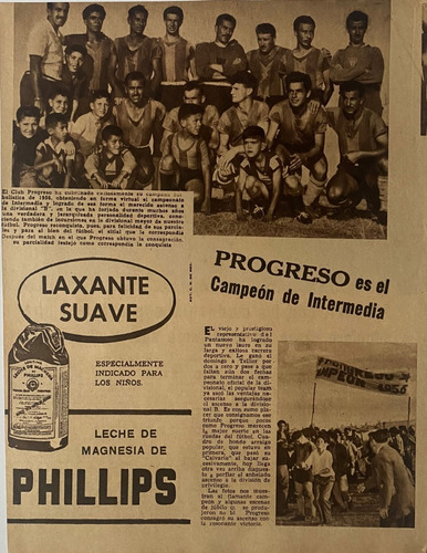 Progreso Campeón Intemedia, Clipping Revista Fútbol , Ncr06