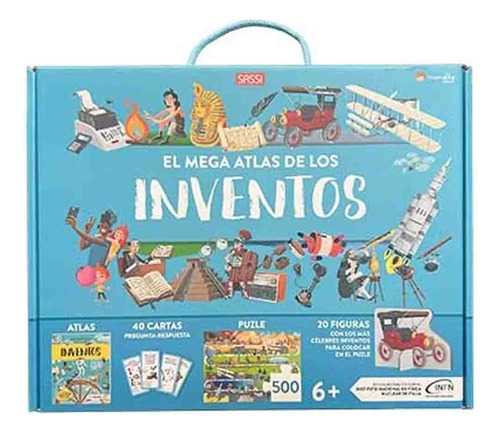 Valija Inventos (el Mega Atlas), De Enrico Lorenzi. Editorial Manolito Books Sassi, Tapa Blanda En Español, 2023