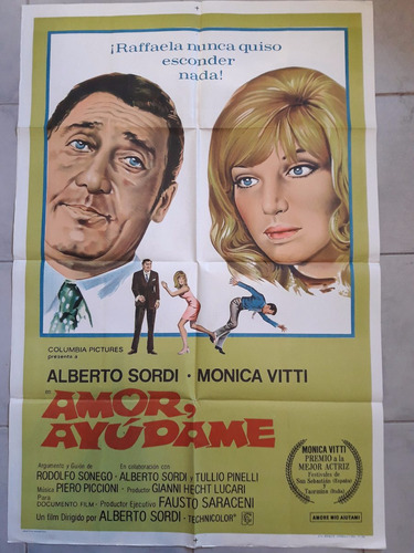 Poster Afiche Cine - Amor, Ayúdame *