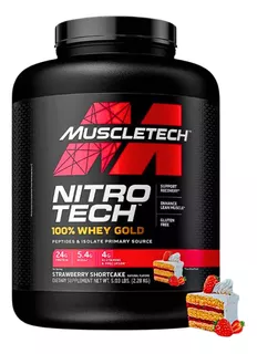 Whey Nitro Tech 100% Gold Isolado Hidrolisado Muscletech 5lb