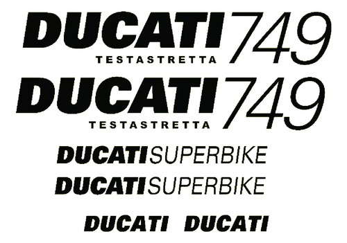 Kit Adesivos Compatível Superbike 749 Testastretta Dct74902