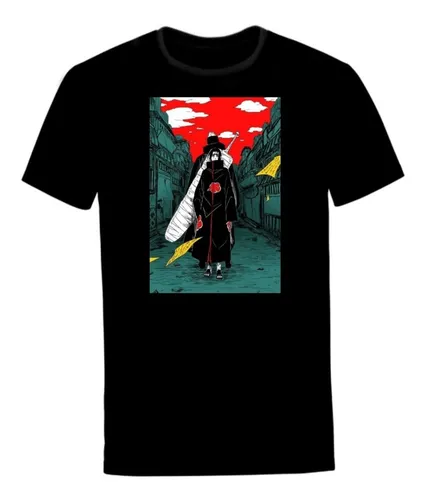 Anim Naruto Camiseta Itachi Akatsuki MercadoLibre