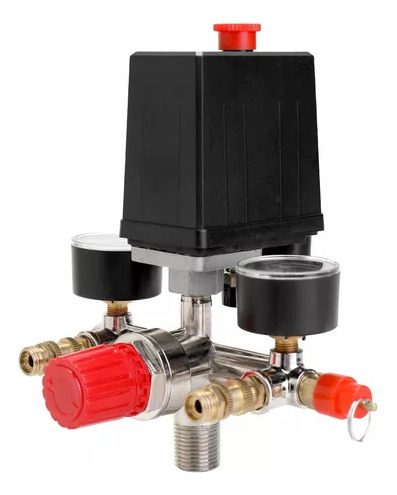 Kit Automático Con Manómetro Y Válvula De Seguridad