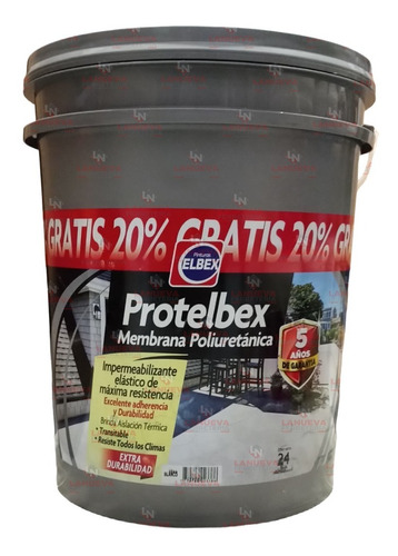 Membrana Liquida Poliuretanica Protelbex Elbex 24 Kilos