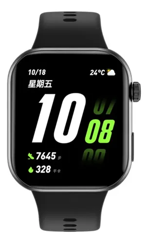 Reloj Inteligente Honor Choice Watch 2i Screen Amoled De 1.85 Asistente Deportivo Monitor De Salud Sport,negro