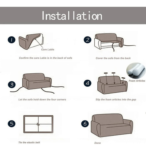 Protector Funda Elastica Para Sofa Cama Sillon Cover 2 Plaza