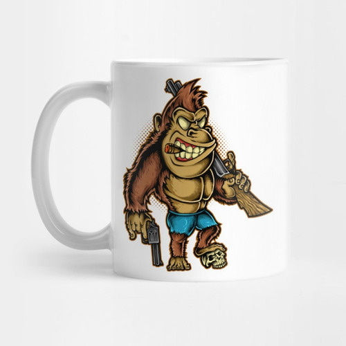 Taza Ceramica Bichos King Kong New! Modelo A 4