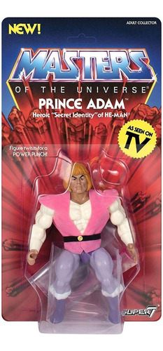 Super7 Masters Of The Universe Vintage Prince Adam 14 Cm
