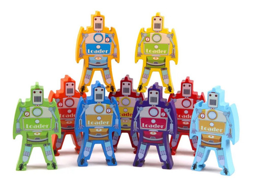 Bloques Equilibrio Robot Juego Didactico Estimulacion Niños