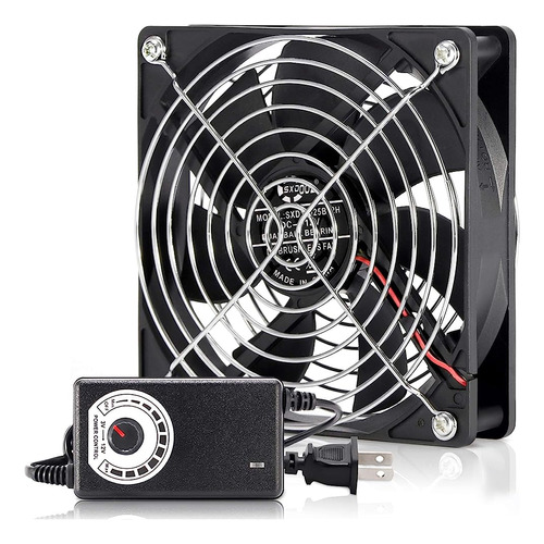 Sxdool 120mm 110v 115v 120v Ac Alimentado Ventilador Con Con