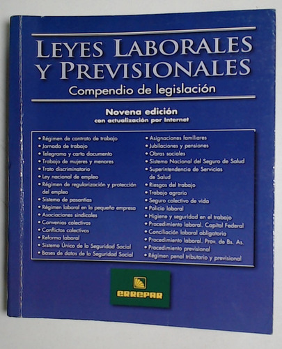 Leyes Laborales Y Previsionales - Aa.vv