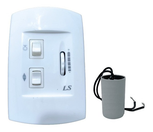 Controle Parede P Ventilador Teto Com Luz Padrão 4x2 Bivolt