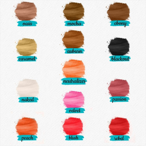 Imagem 2 de 3 de Kit 13 Cores Gamma Pigments - Sobrancelhas E Lábios