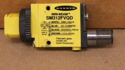 Imagen 4 de 4 de Sensor Optico Banner Sm312fvqd Pn:26990