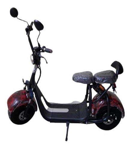 Moto Scooter Bike 0km Eletrica Bateria Vermelha 1500w Bivolt