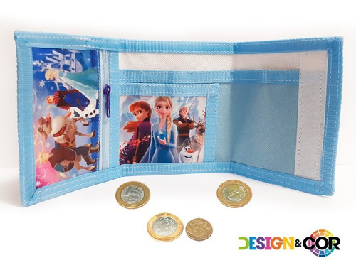 Imagem 5 de 5 de Carteira Infantil Frozen