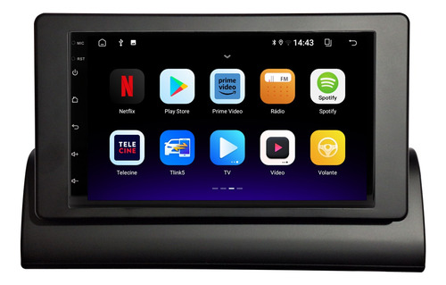 Multimidia Uno Mille 7p Até 2013 Android 13 Carplay 2gb 64gb