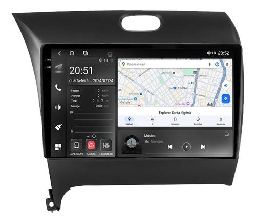 Multimidia Cerato 13/23 9p Octacore Carplay 8gb 256gb Tpros