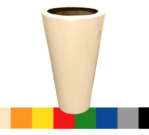 Maceta En Fibra De Vidrio Babel Grande Color Personalizado°
