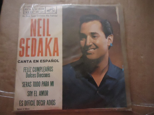 Neil Sedaka Canta En Español Feliz Cumpleaños 45rpm