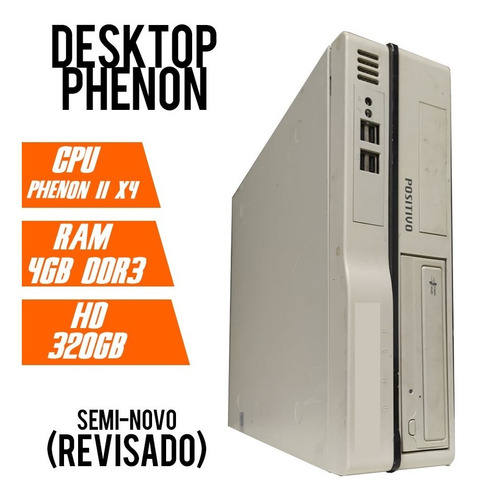 Desktop Phenon 2 X2 3.2 - Ddr3 4gb - 320gb Revisado