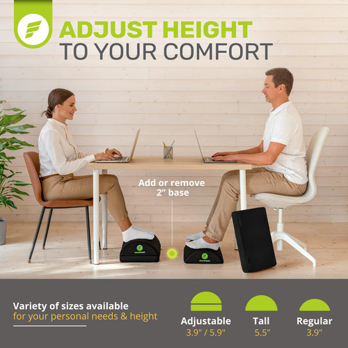 Reposapiés Ajustable Ergonómico Para Debajo Del Escritorio