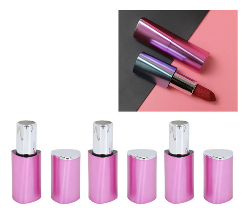 Envase De Bálsamo Labial Vacío, 3 Unidades, Tubos De Lápiz L